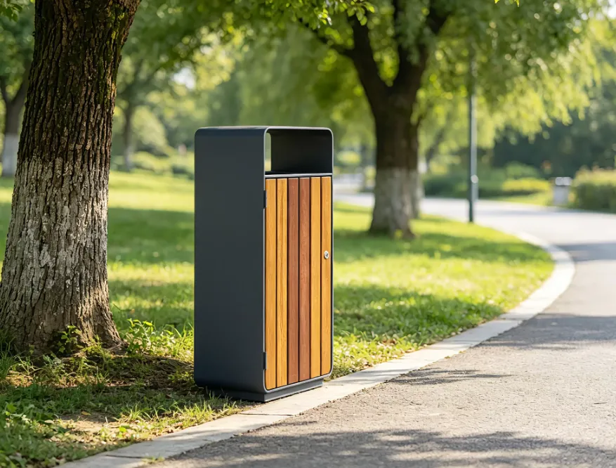 Outdoor Trash Can Size for Different Applications.webp