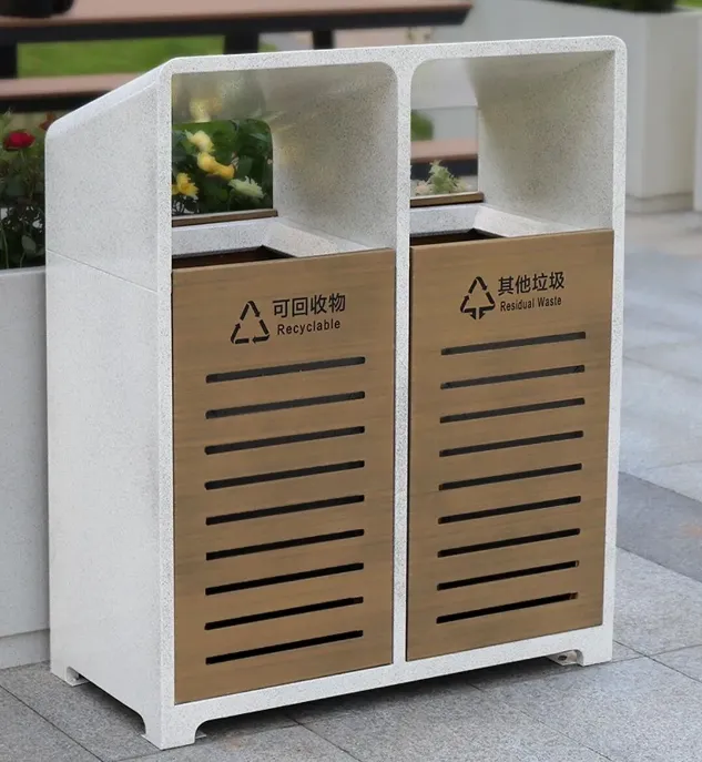 what is a recycle bin used for in public spaces