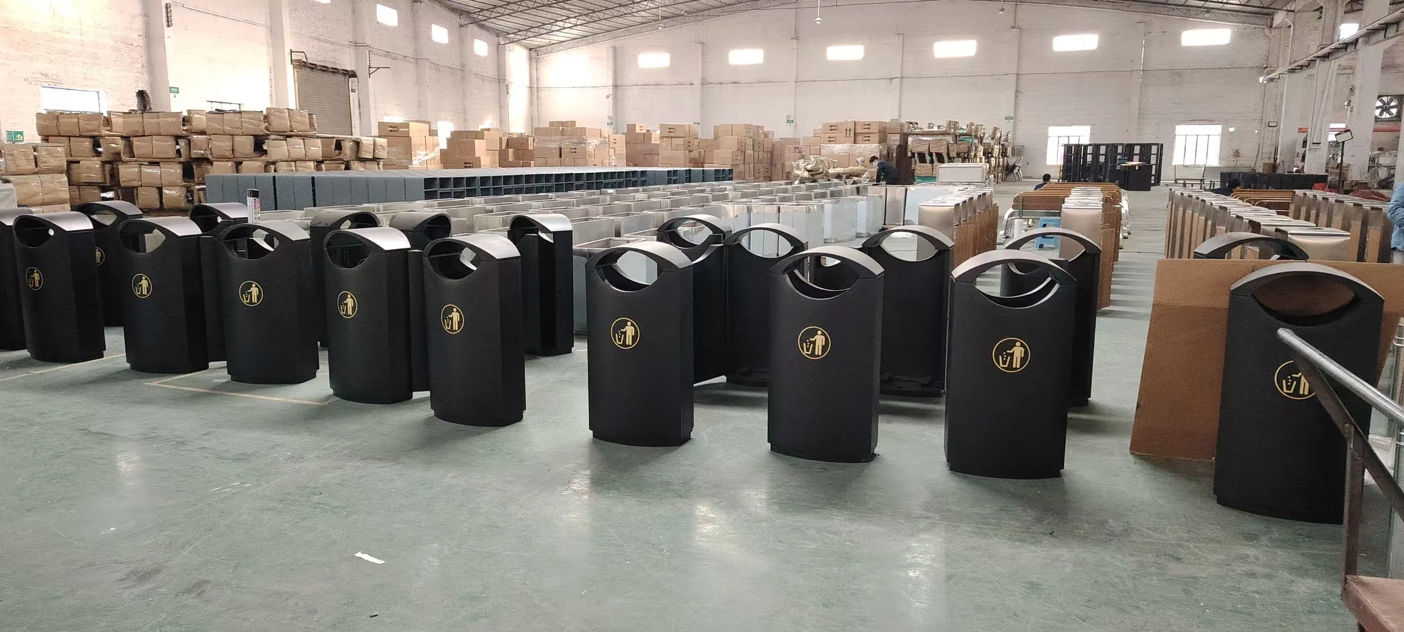LVEN customized recycling bin solutions production facility
