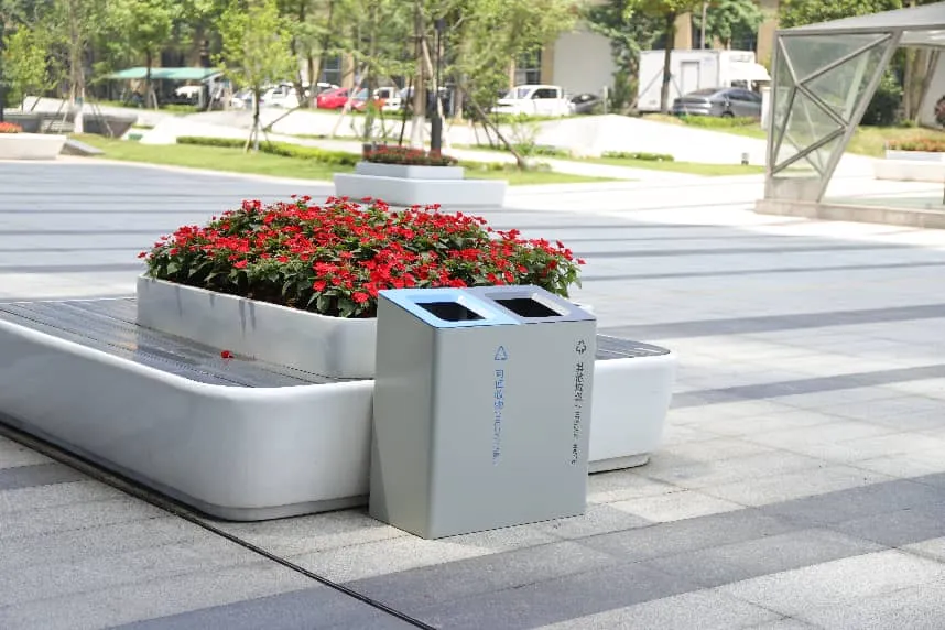 Outdoor Trash Cans