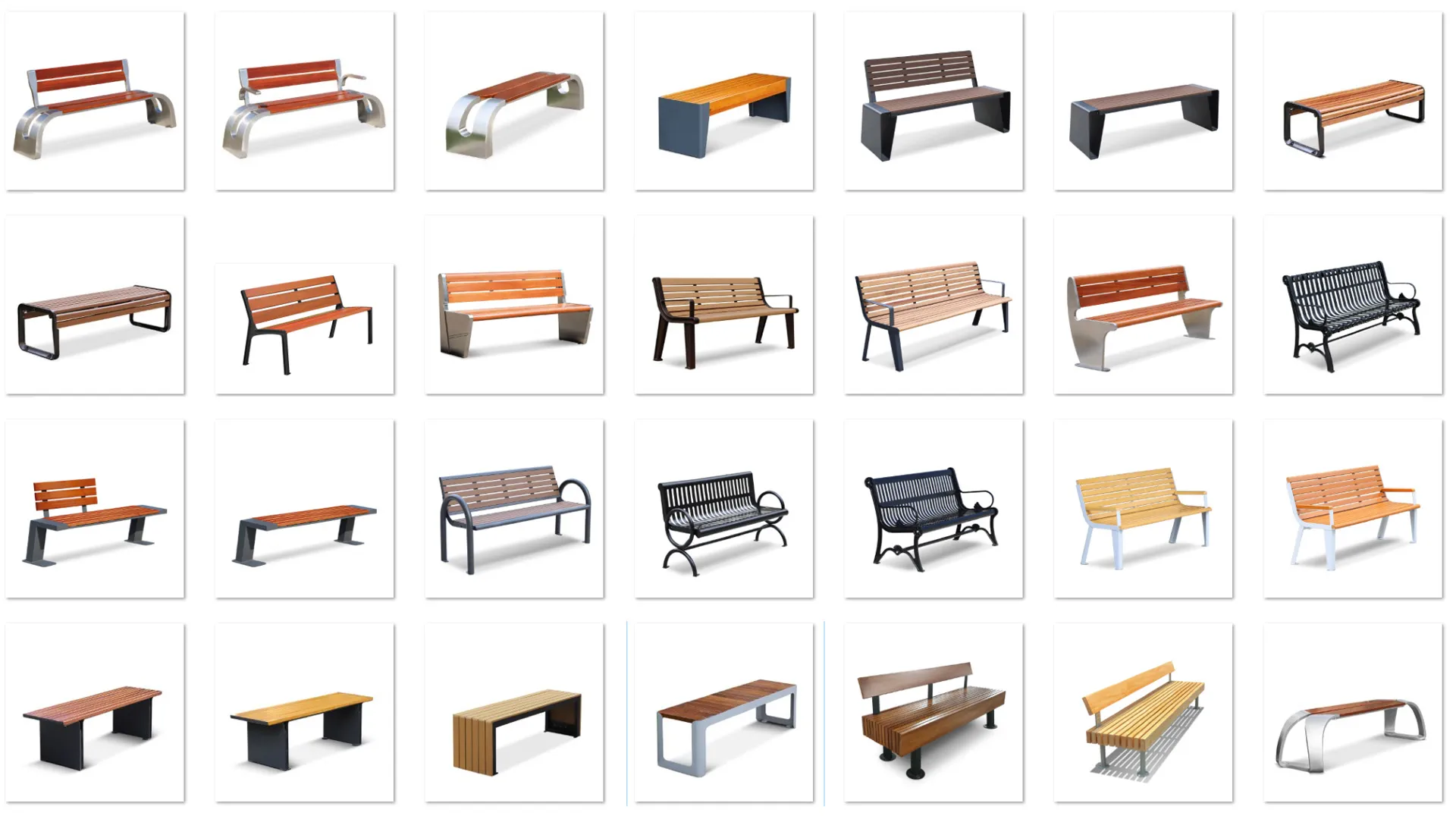 what is street furniture types and examples