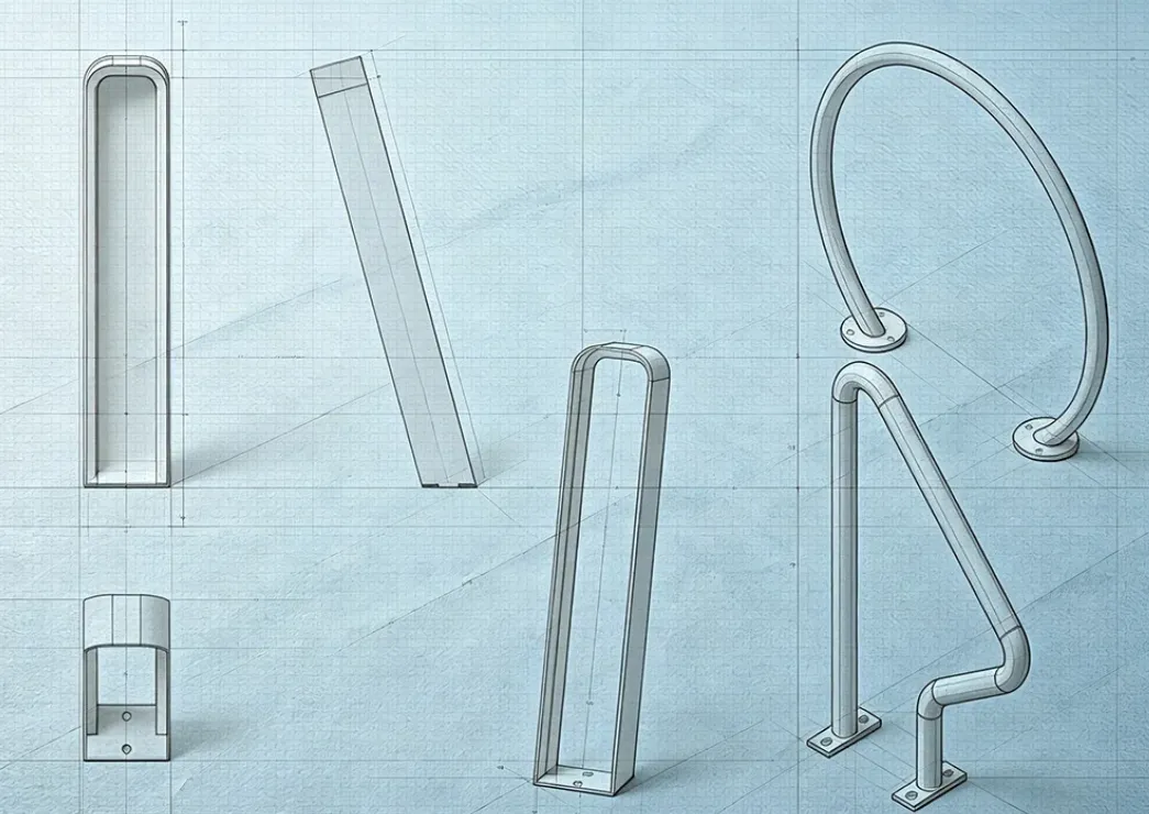 custom bicycle racks