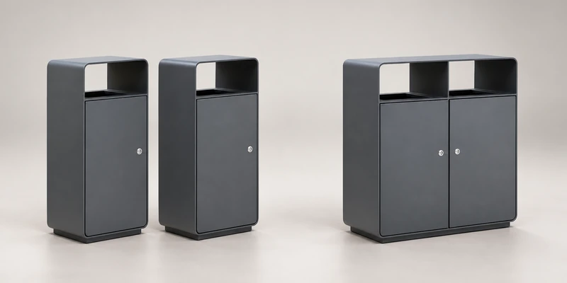 separate bins vs multi compartment recycling bin